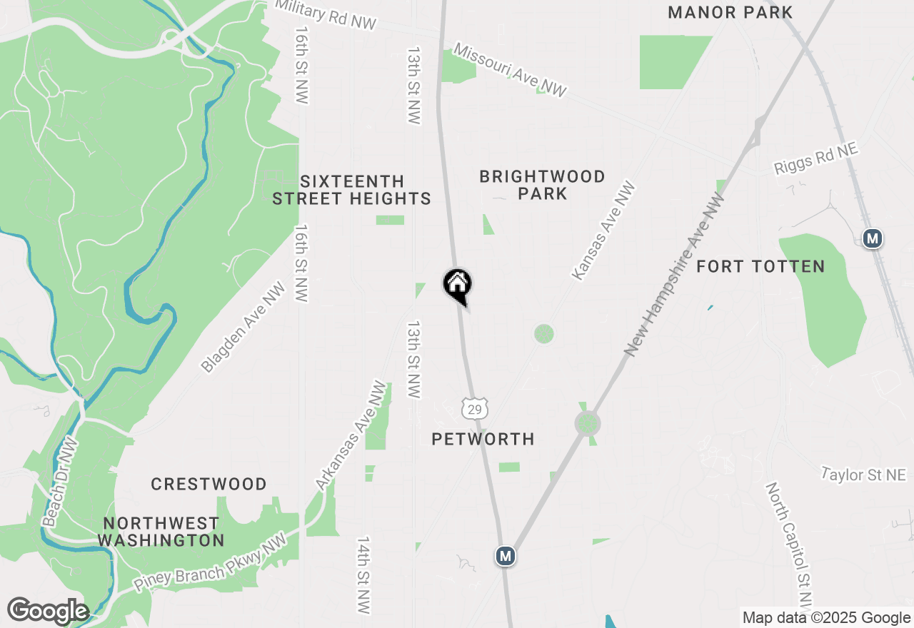 Map of 4800 Georgia Avenue Nw #205, Washington, DC 20011