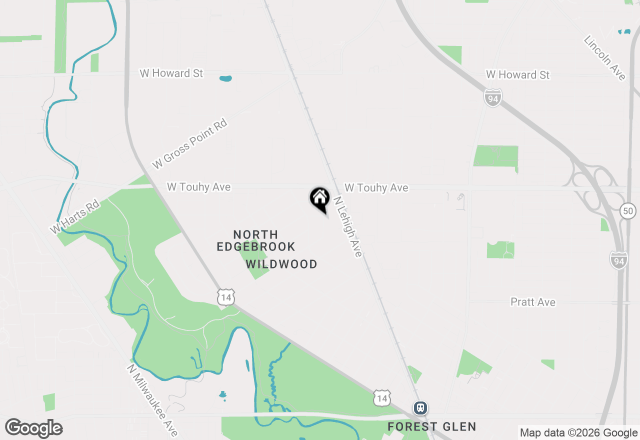 Map of (Address confidential), Chicago, Illinois 60646