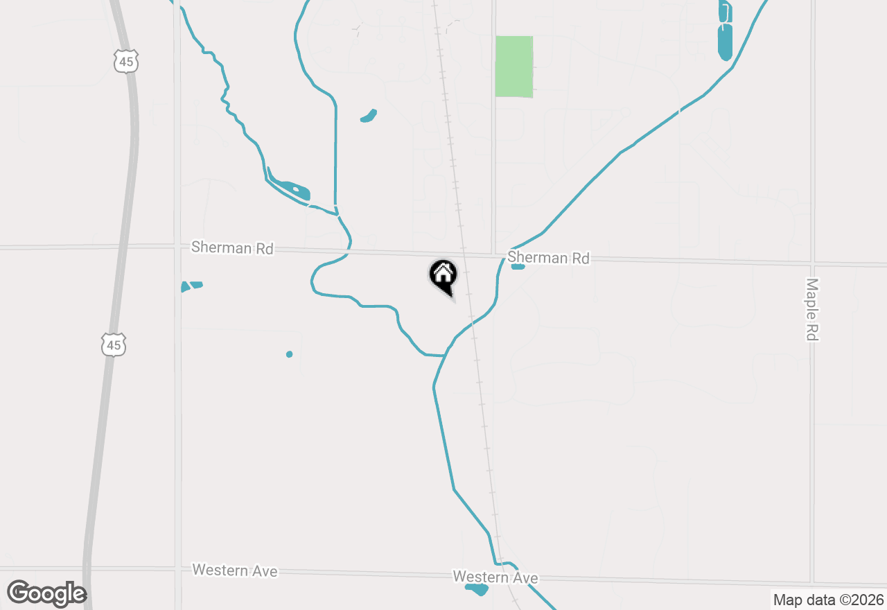 Map of 2539 Sherman Rd, Jackson, WI 53037