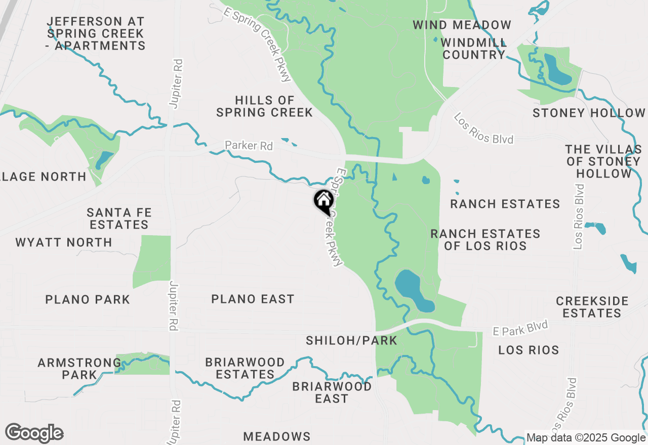 Map of 3125 Grapevine Lane, Plano, TX 75074