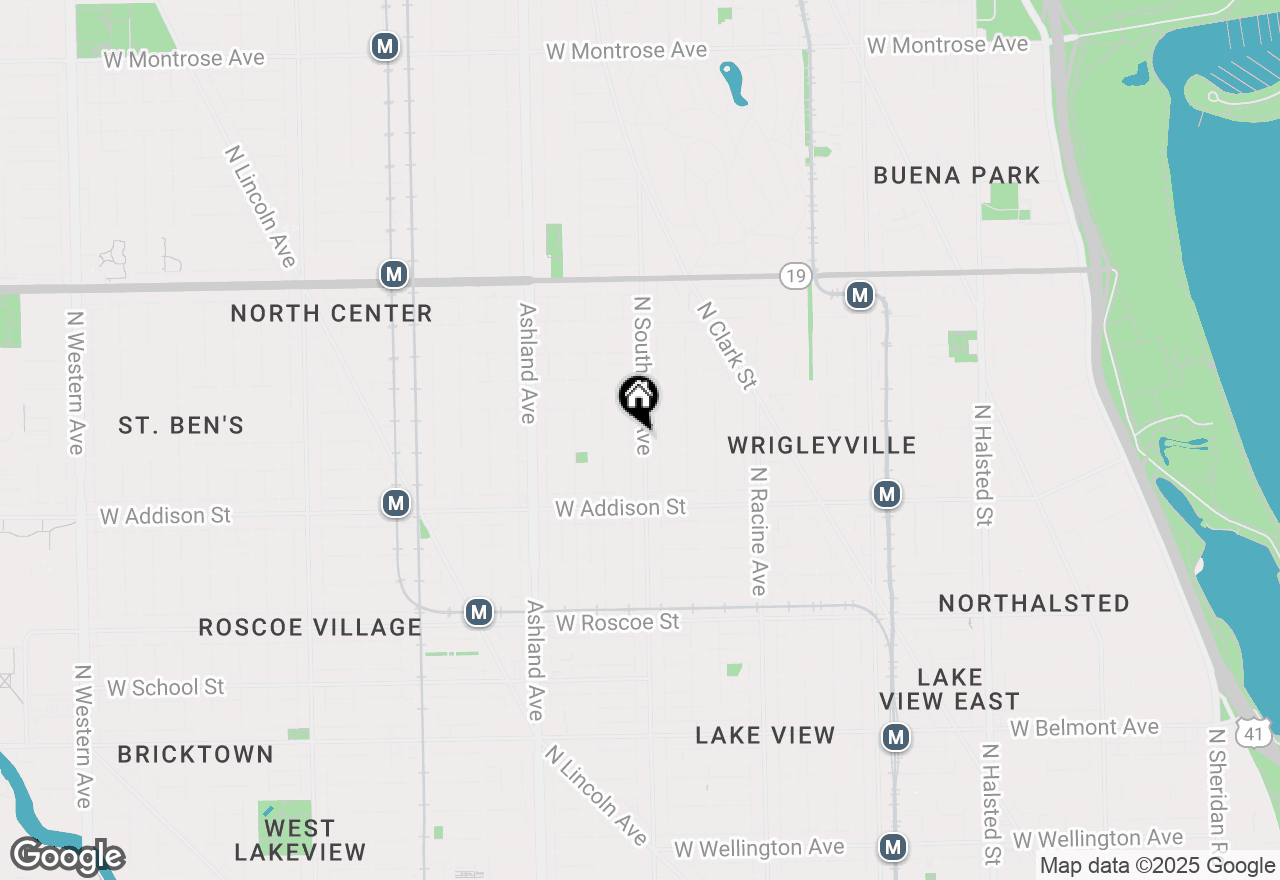 Map of 3708 N Southport Avenue #3, Chicago, IL 60613