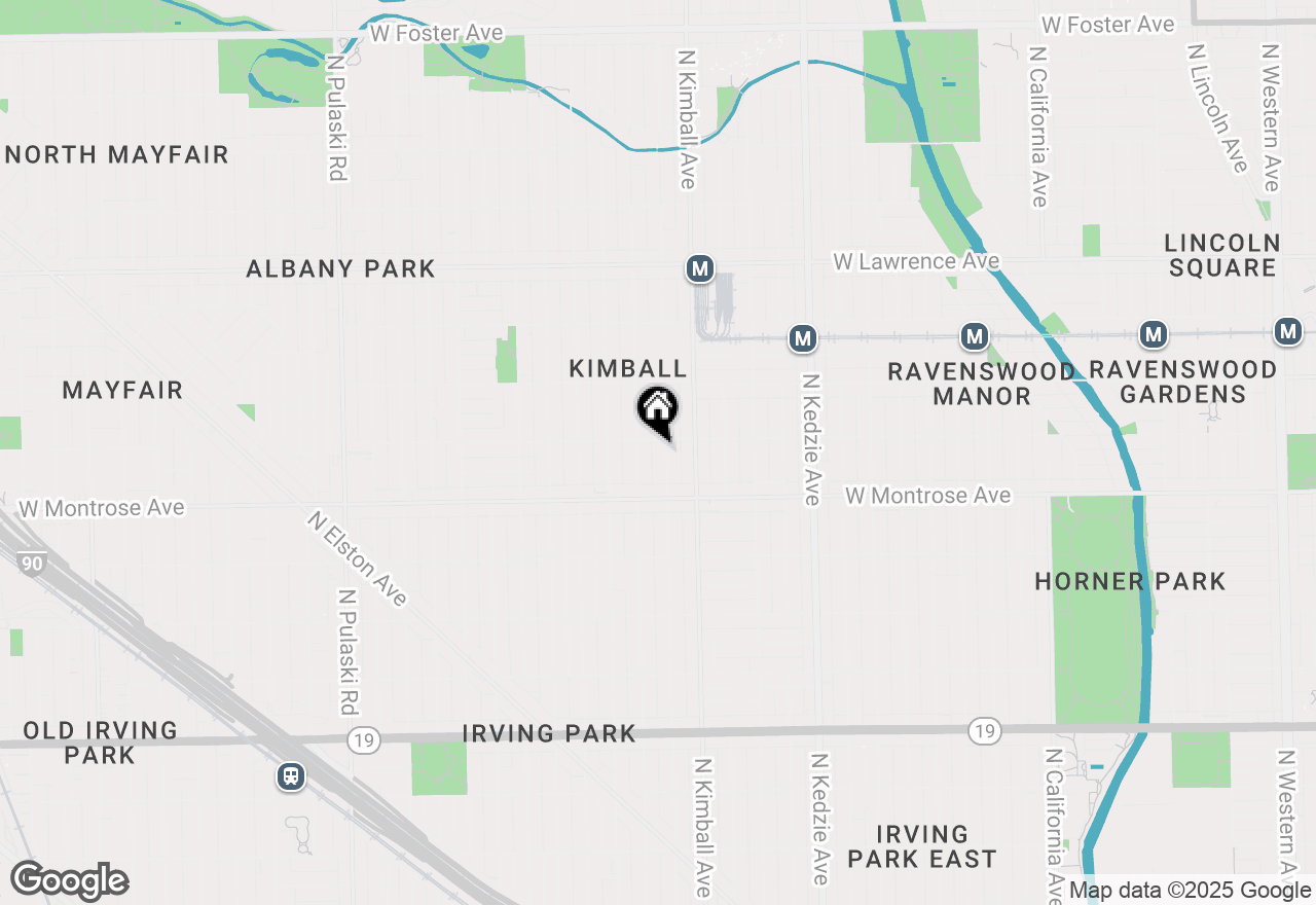 Map of 4448 N Bernard Street, Chicago, IL 60625