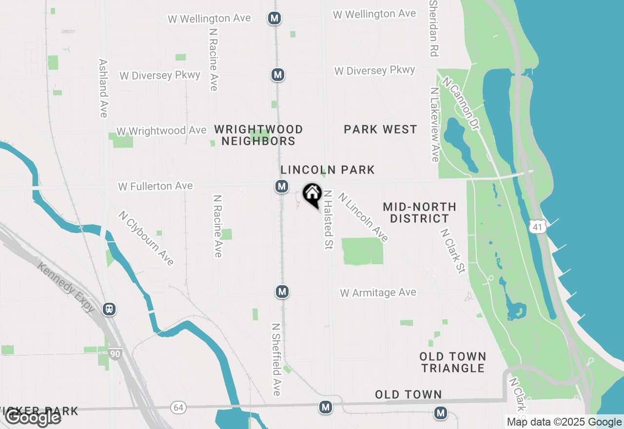 Map of 2250 N Dayton Street #3, Chicago, IL 60614