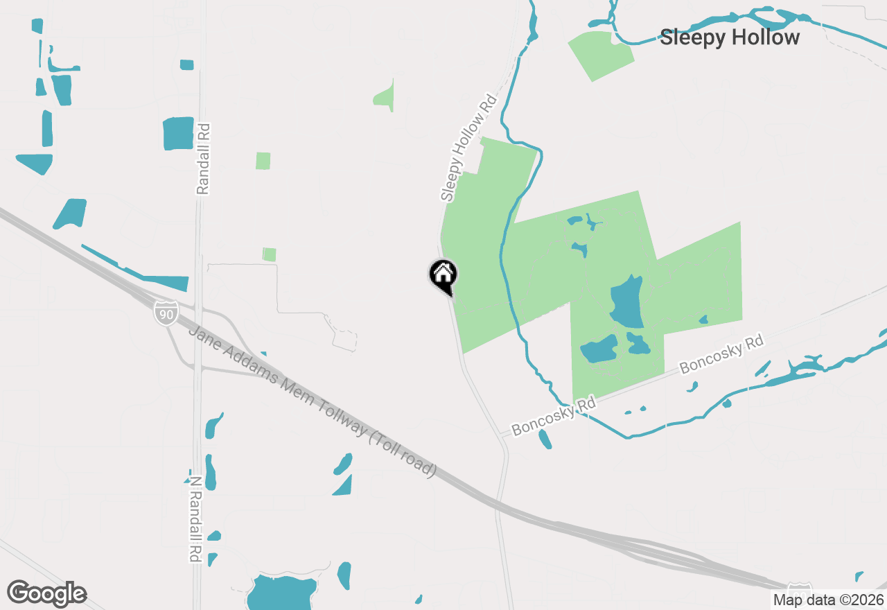 Map of 36W225 Hickory Hollow Drive, Dundee, IL 60118