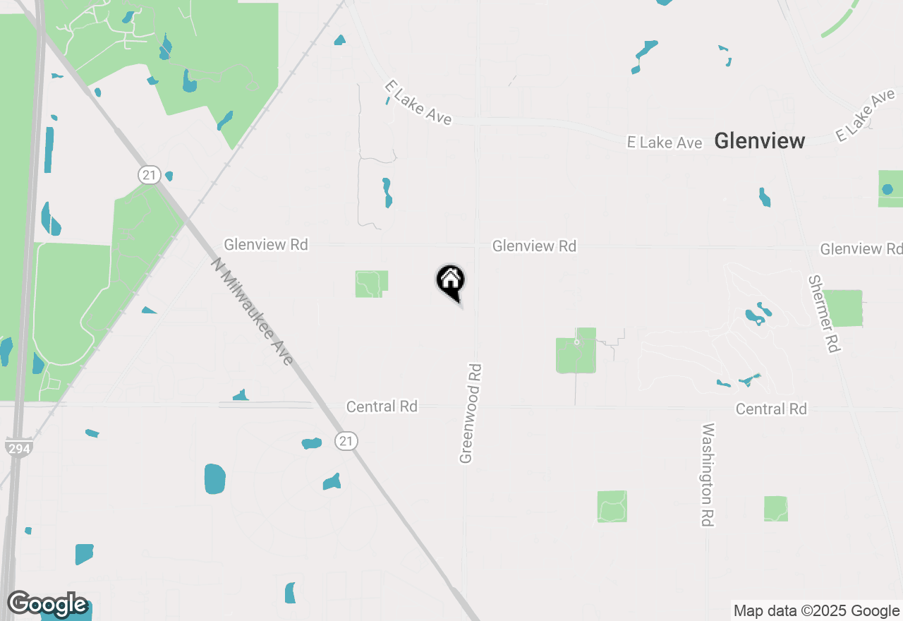 Map of 3315 Henley Street, Glenview, IL 60025