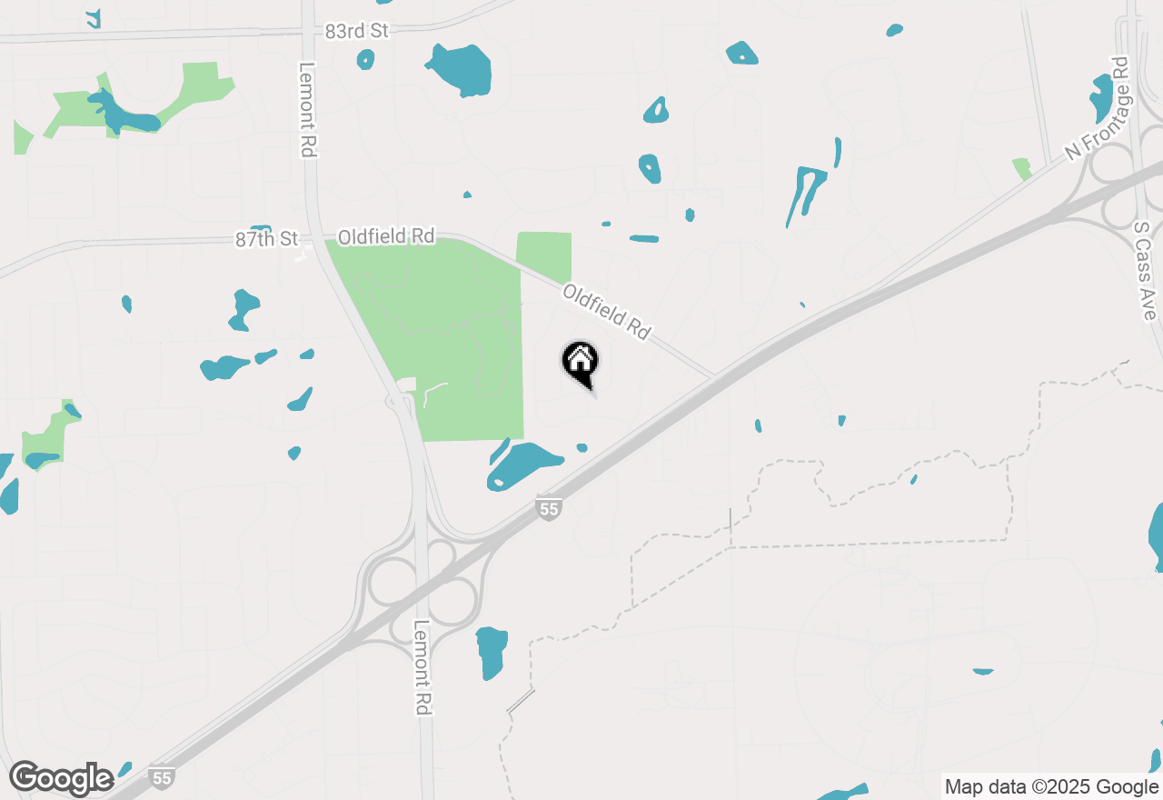 Map of 2301 Kerry Lane, Darien, IL 60561