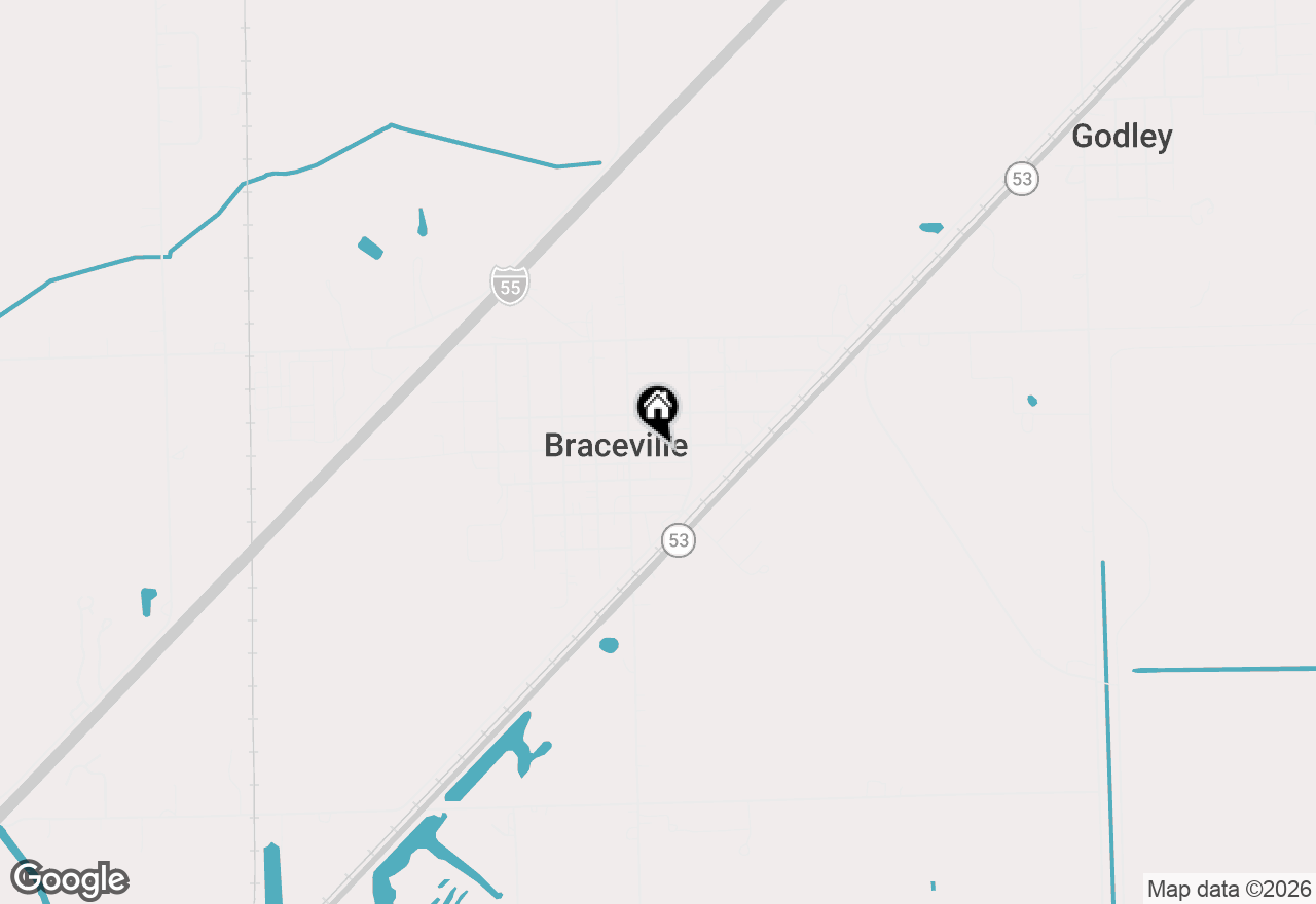 Map of 113 E North Street, Braceville, IL 60407
