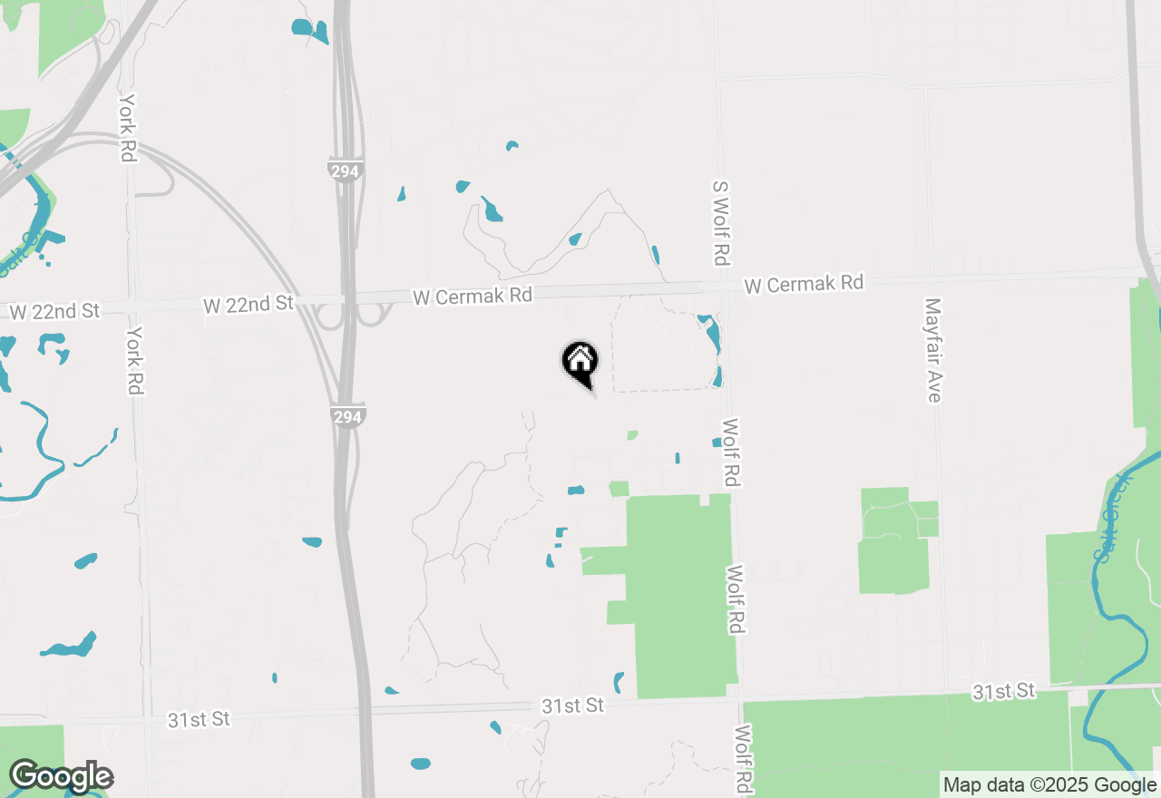 Map of 11460 Prescott Lane, Westchester, IL 60154