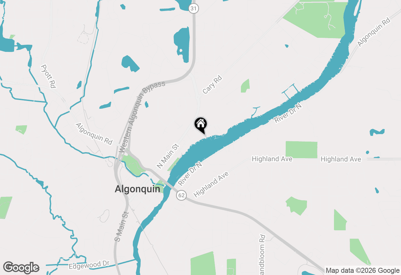 Map of 701 N Harrison Street, Algonquin, IL 60102