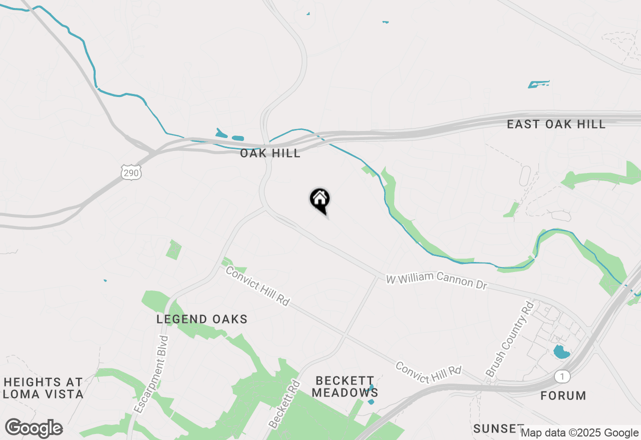 Map of 6719 Ridge Oak Rd, Austin, TX 78749