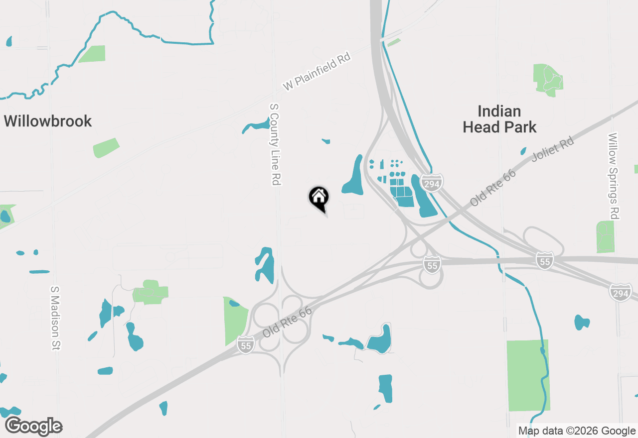 Map of 120 Carriage Way Drive #202B, Burr Ridge, IL 60527