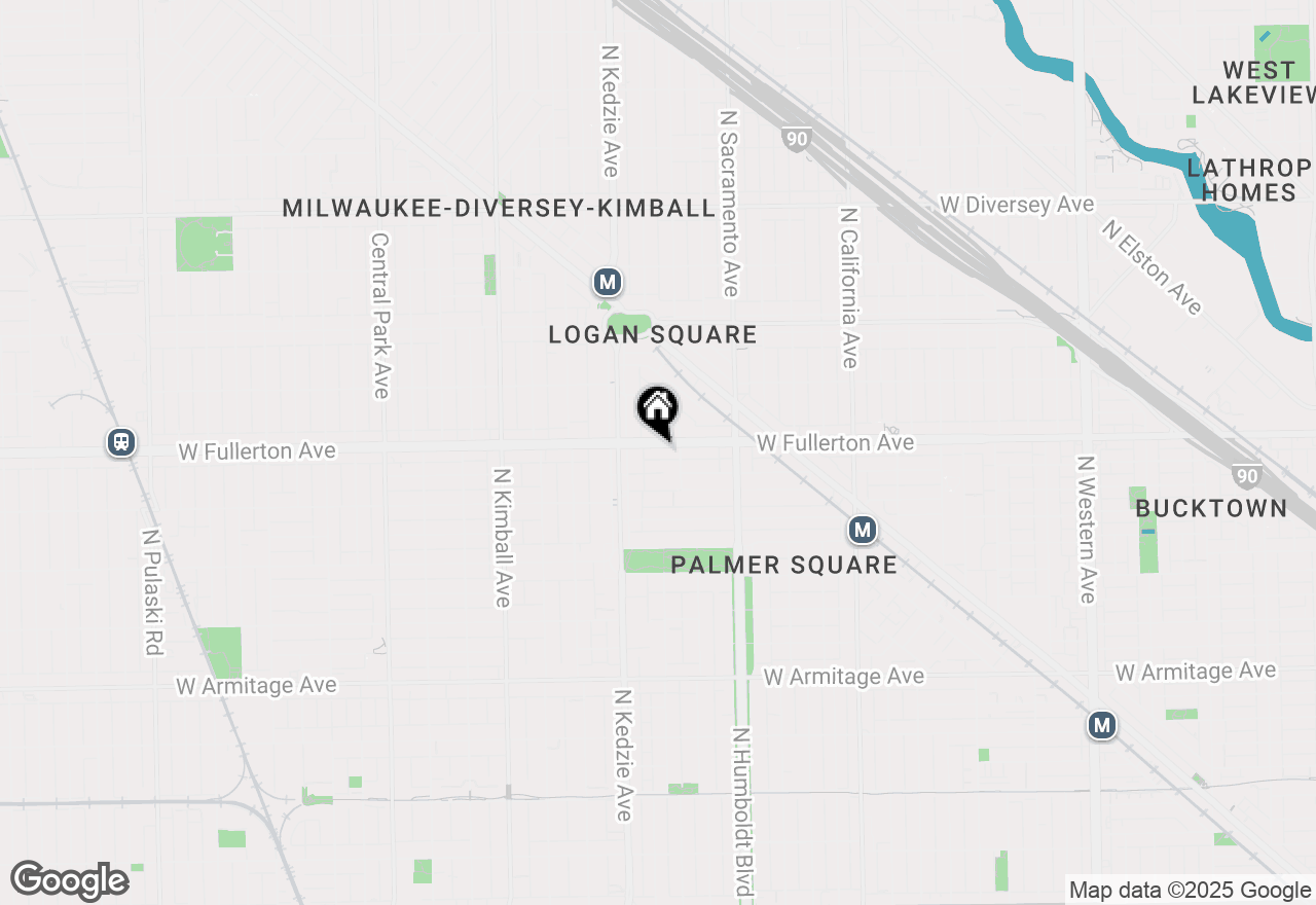 Map of 3125 W Fullerton Avenue #219, Chicago, IL 60647