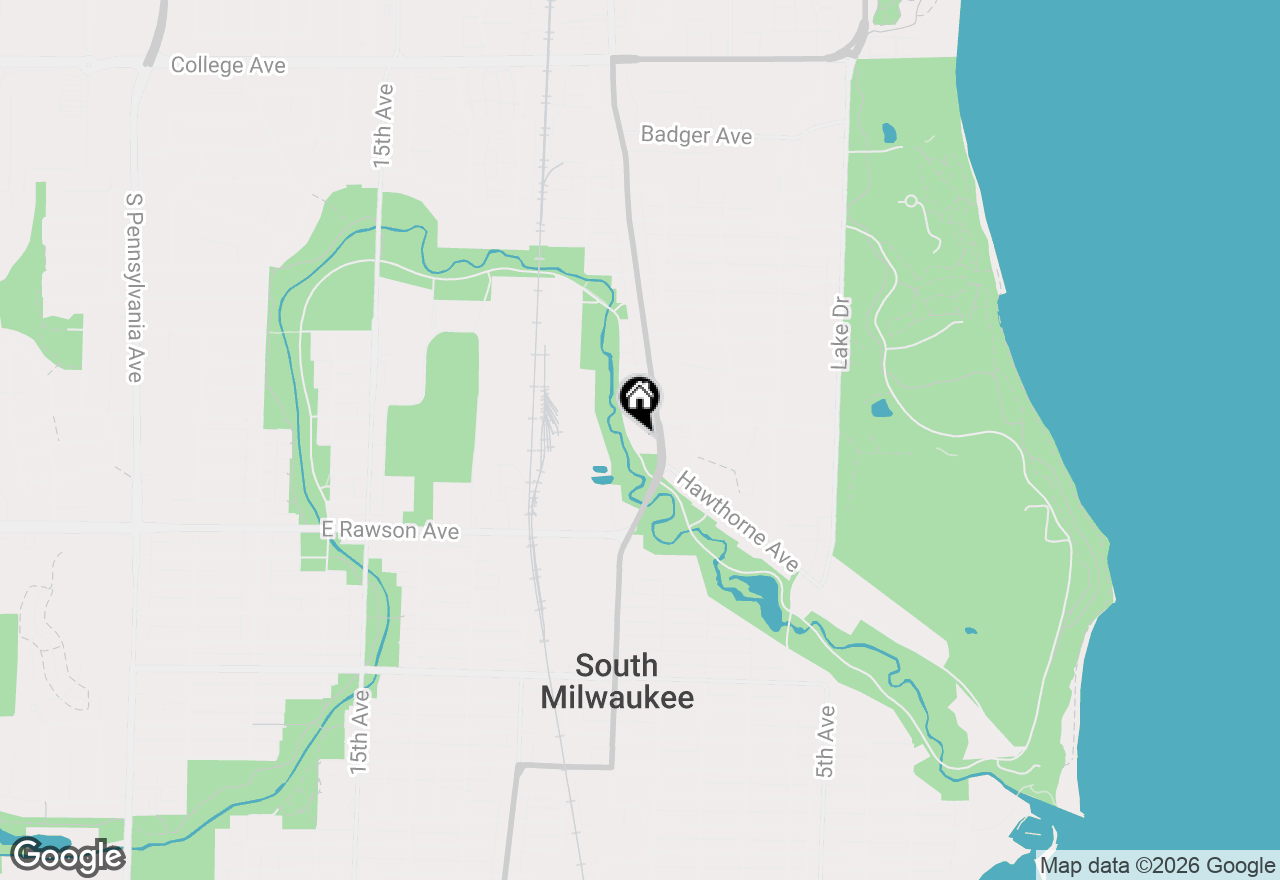 Map of 1211 Oak Creek Pkwy, South Milwaukee, WI 53172