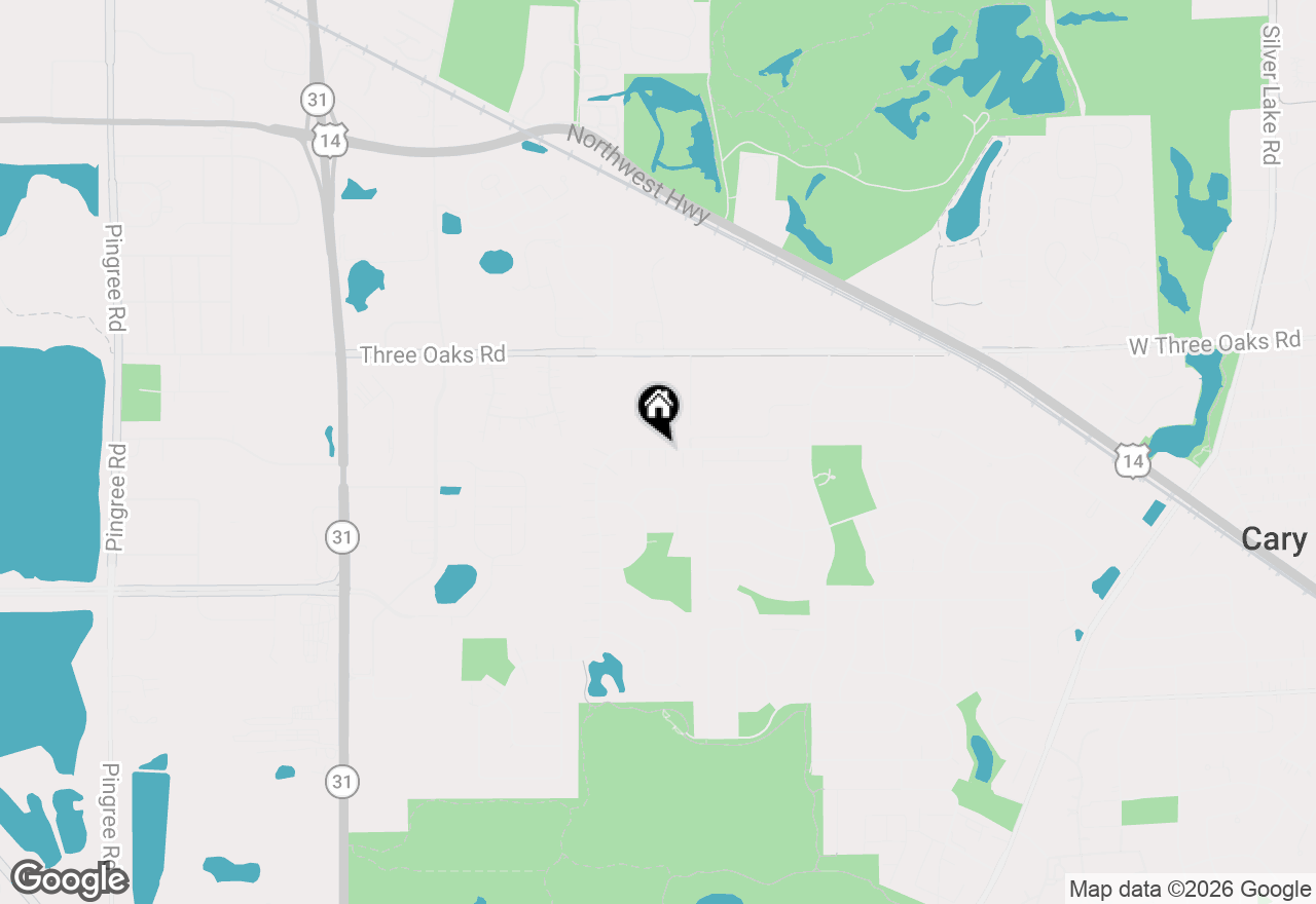 Map of 1365 New Haven Drive, Cary, IL 60013