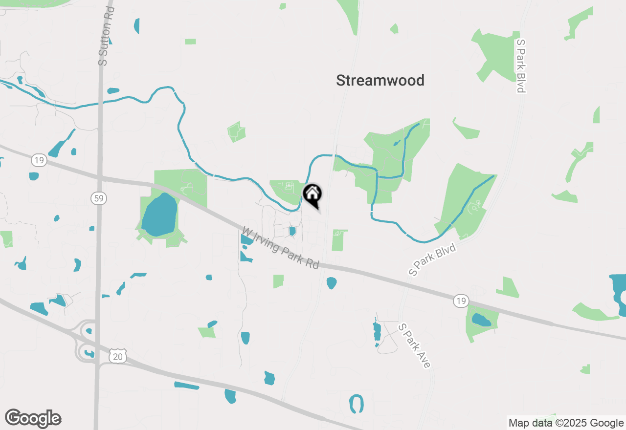 Map of 48 W Briarwood Drive, Streamwood, IL 60107