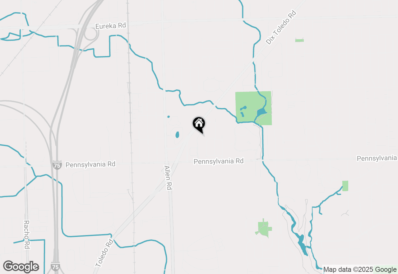 Map of 16637 Club Drive, Southgate, MI 48195