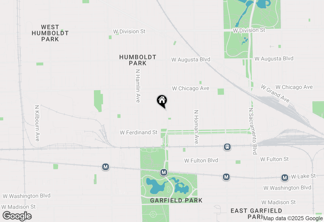 Map of 625 N Monticello Avenue, Chicago, IL 60624