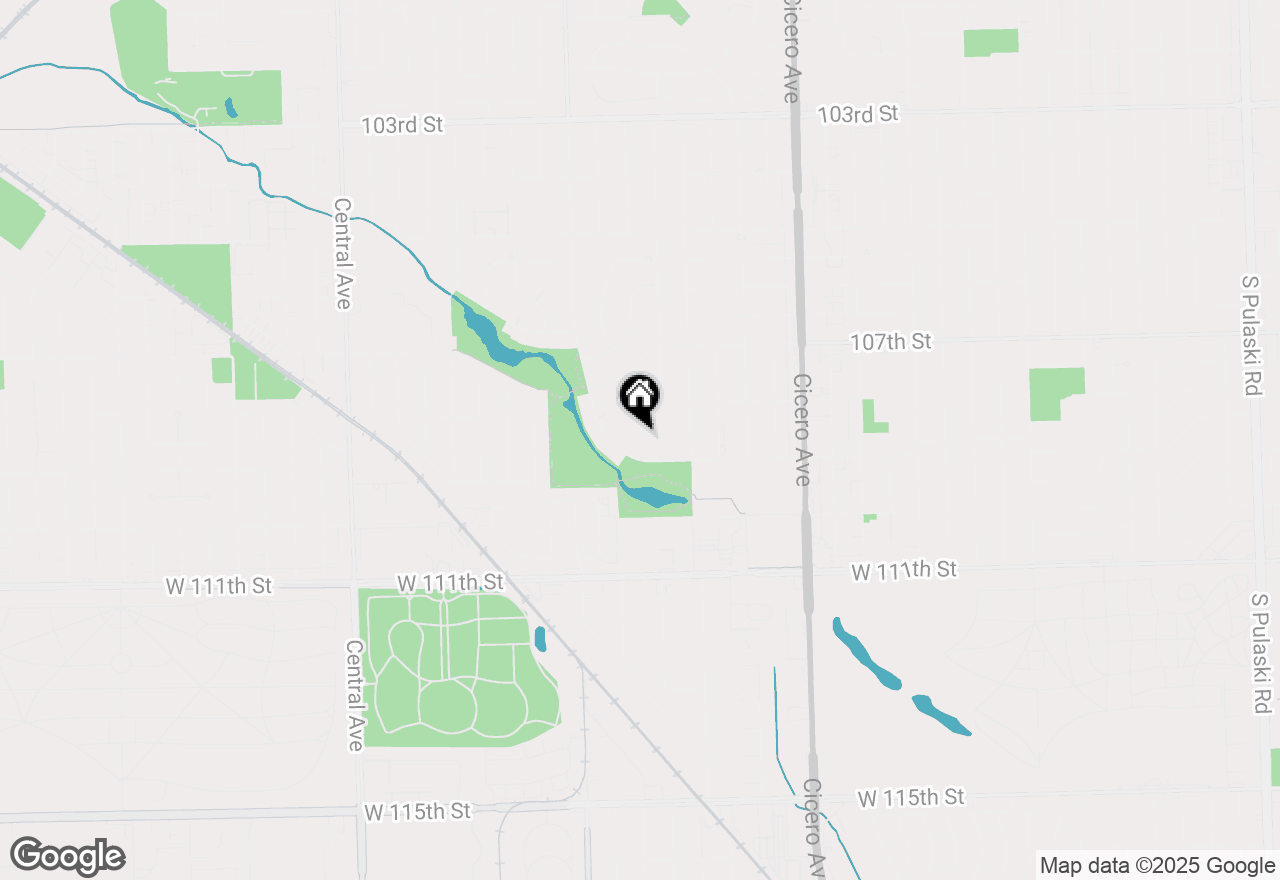 Map of 10816 Leclaire Avenue, Oak Lawn, IL 60453