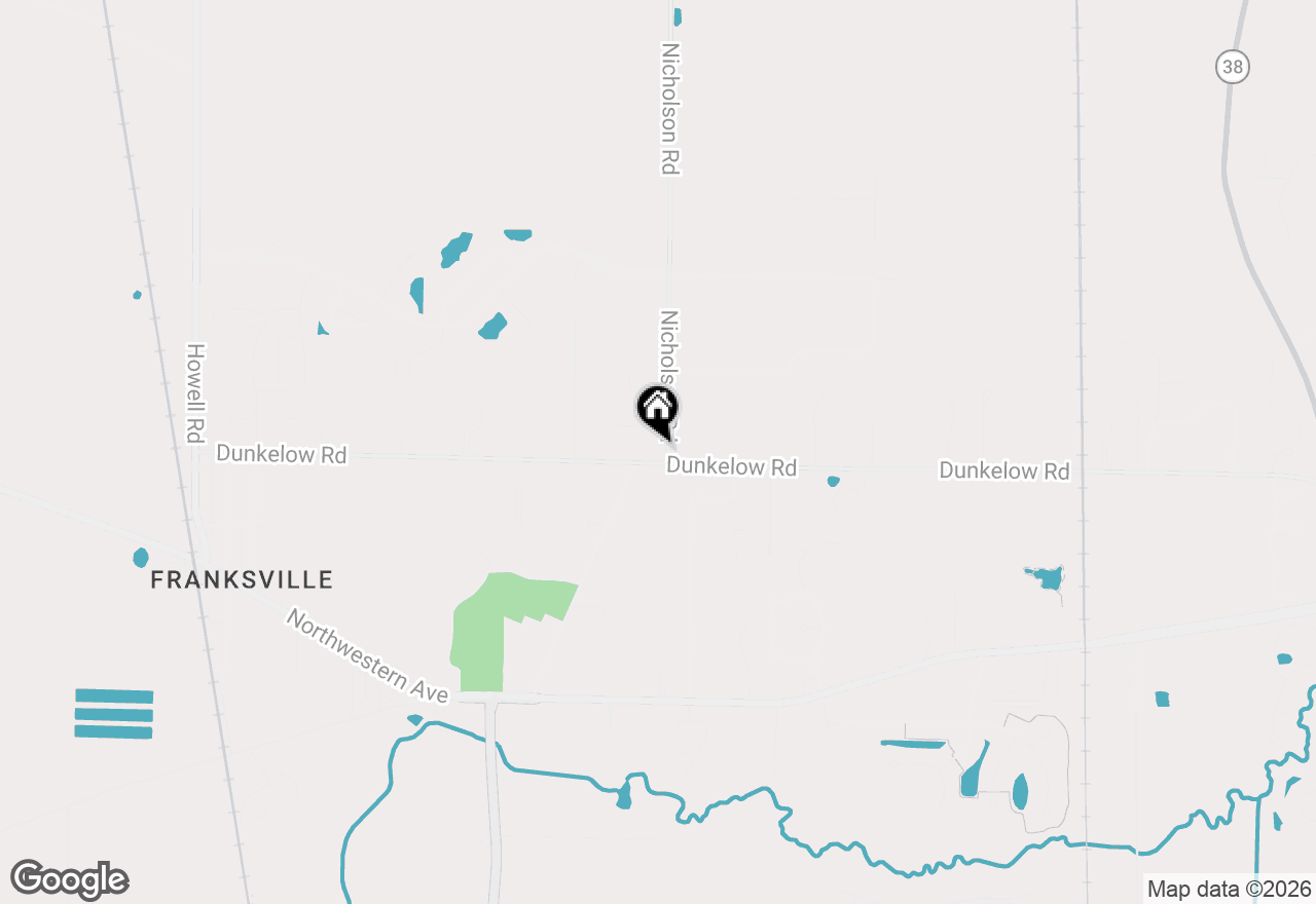 Map of 3510 Nicholson Rd, Franksville, WI 53126