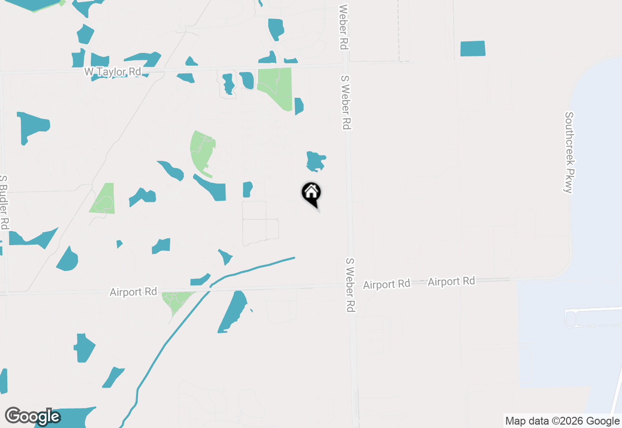 Map of 277 S Oak Creek Lane, Romeoville, IL 60446