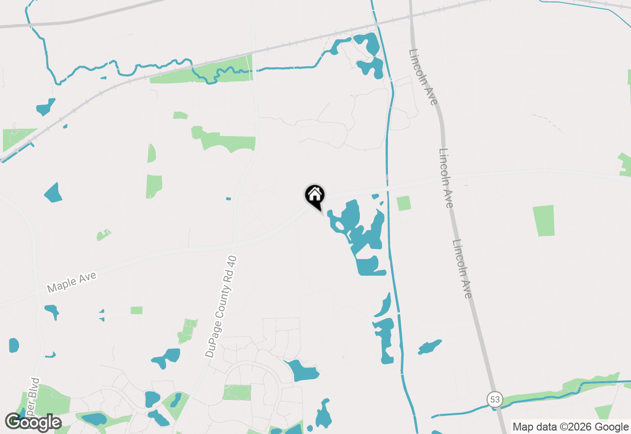 Map of 5500 Hillcrest Lane #129-PK, Lisle, IL 60532