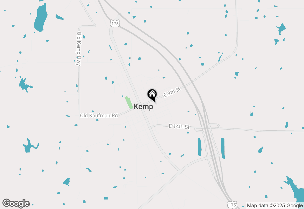 Map of 105 S Adams Street, Kemp, TX 75143