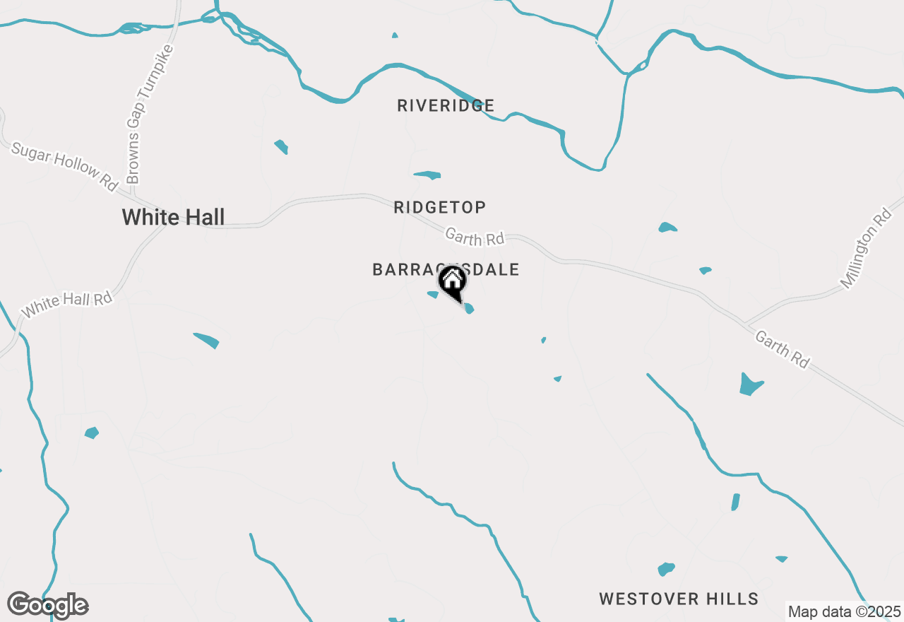 Map of 2795 Pea Ridge Rd, Charlottesville, VA 22901