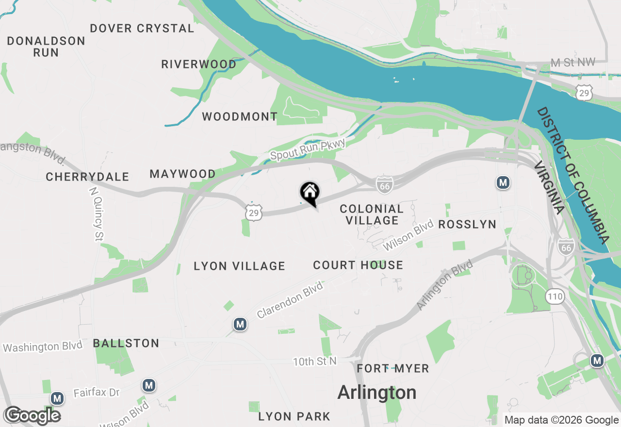 Map of 1818 N Adams Street, Arlington, VA 22201