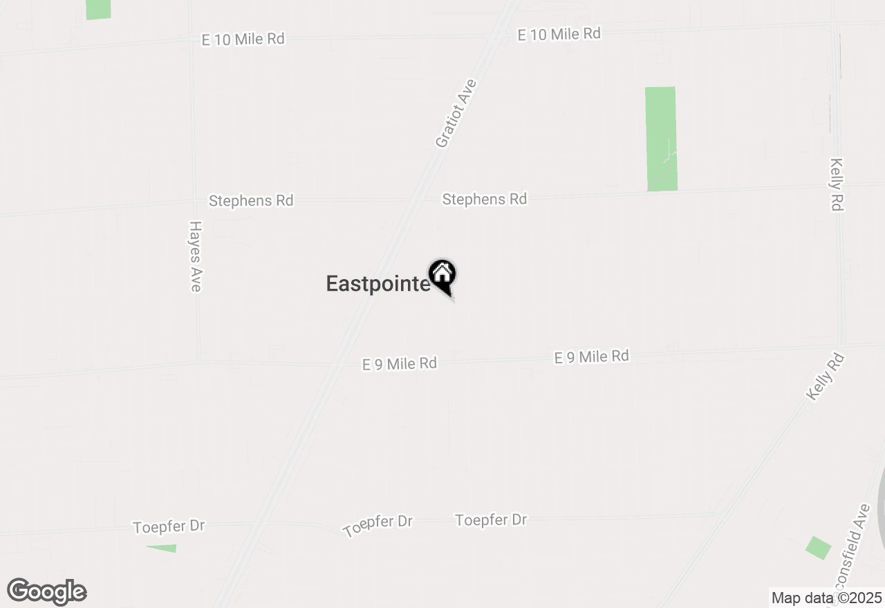 Map of 23013 Melrose Avenue, Eastpointe, MI 48021