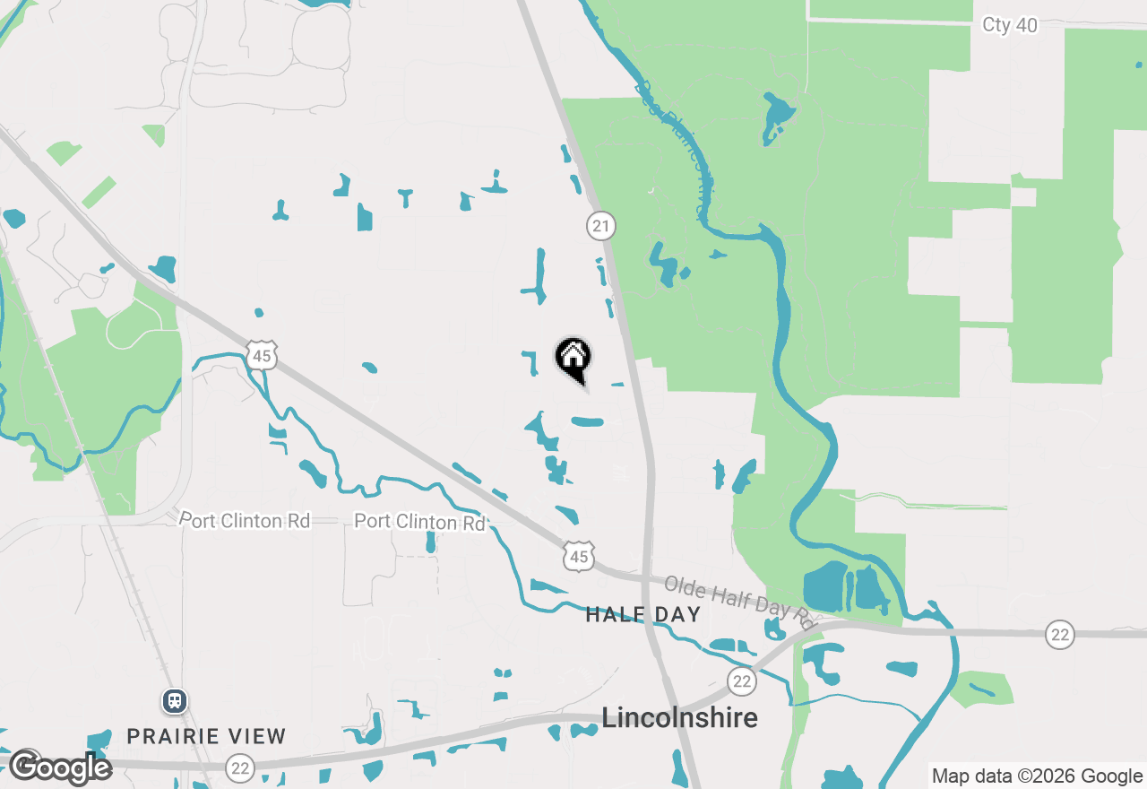 Map of 1160 Georgetown Way, Vernon Hills, IL 60061