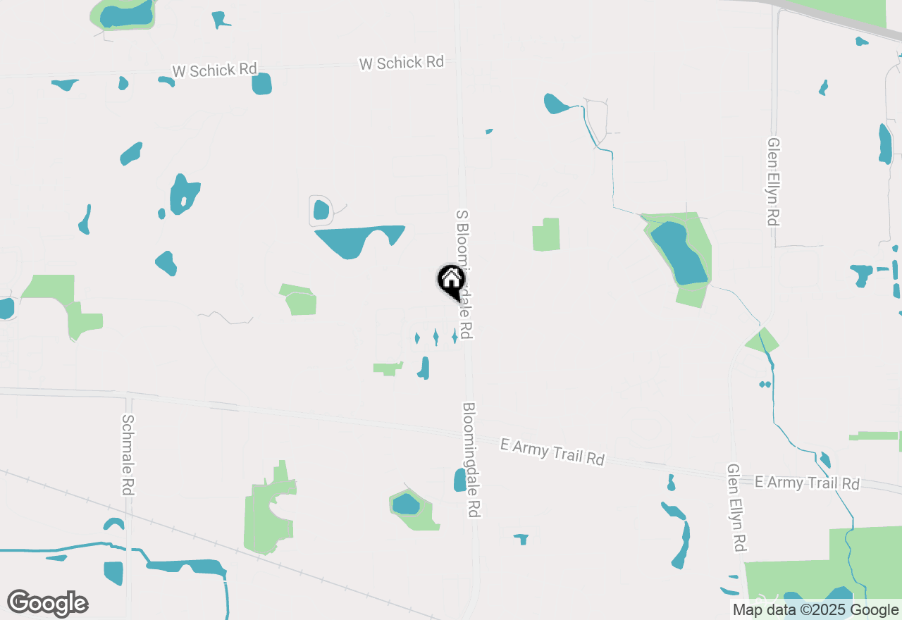 Map of 196 Dunteman Drive #302, Glendale Heights, IL 60139