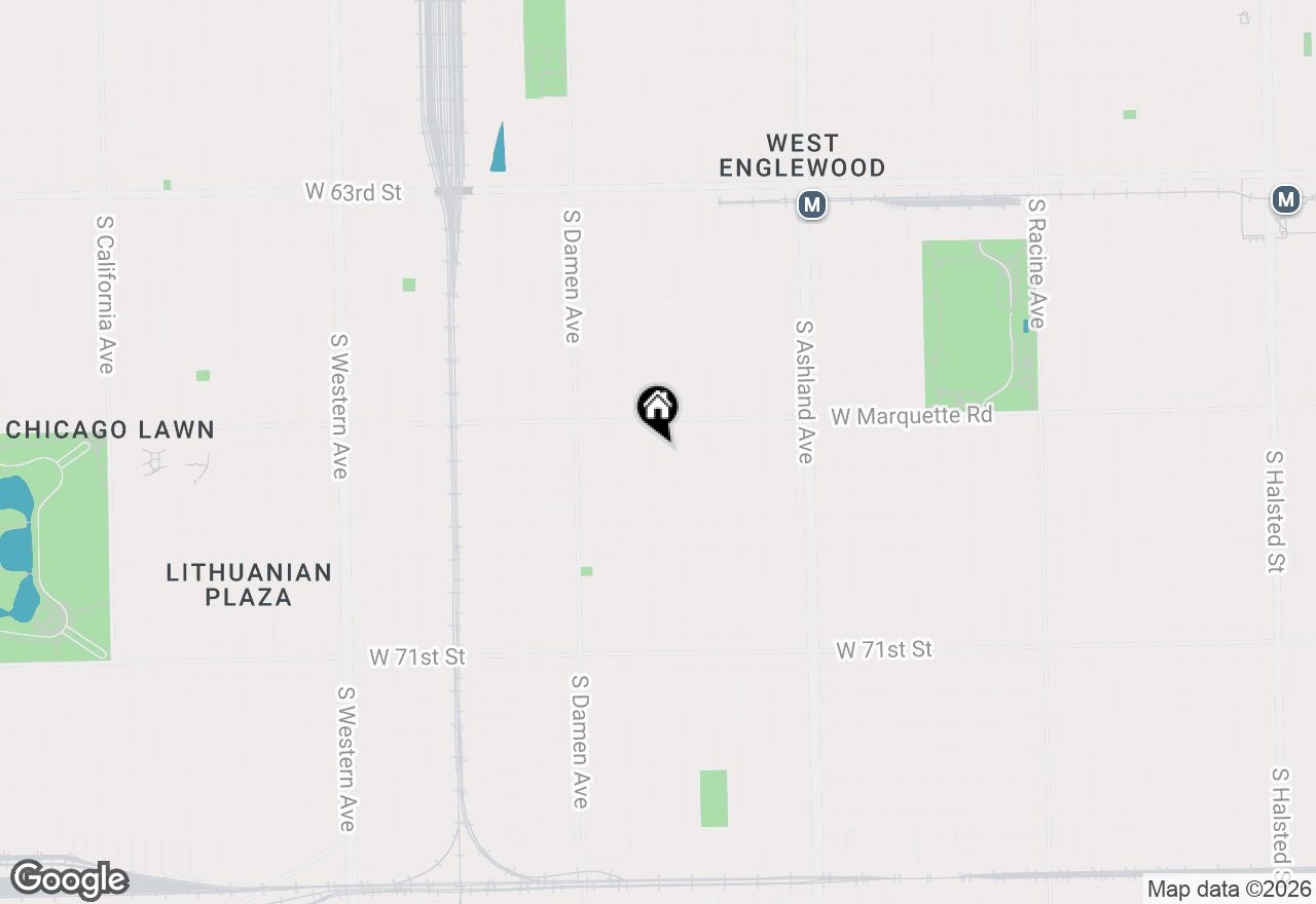 Map of 6732 S Honore Street, Chicago, IL 60636