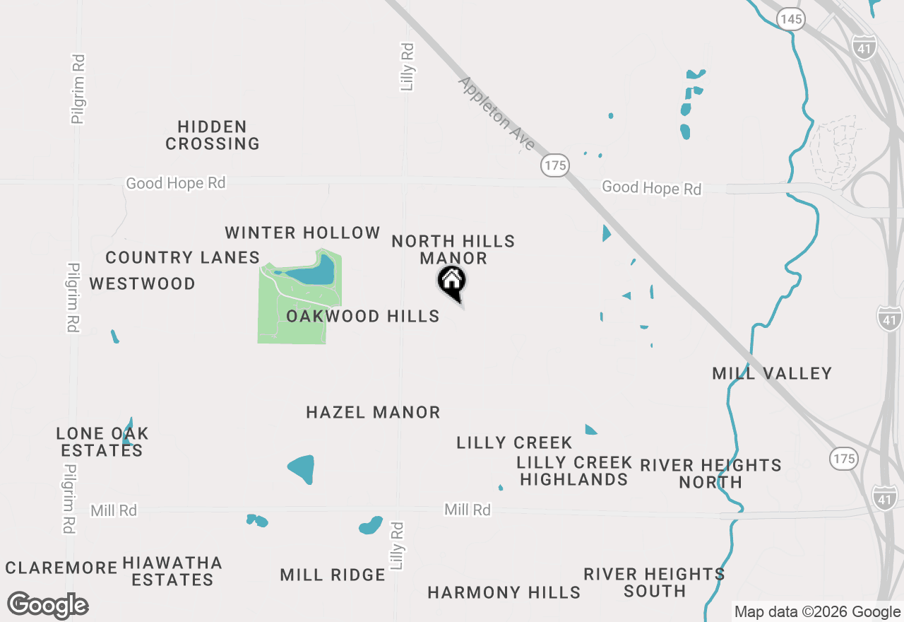 Map of N68W13762 Bay Ridge Ct, Menomonee Falls, WI 53051