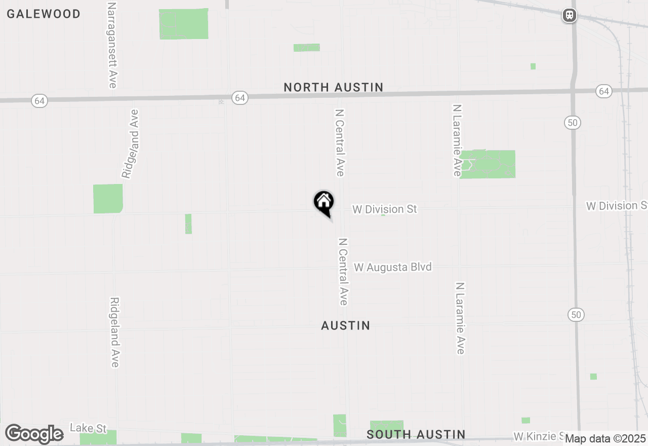 Map of 1132 N Parkside Avenue, Chicago, IL 60651