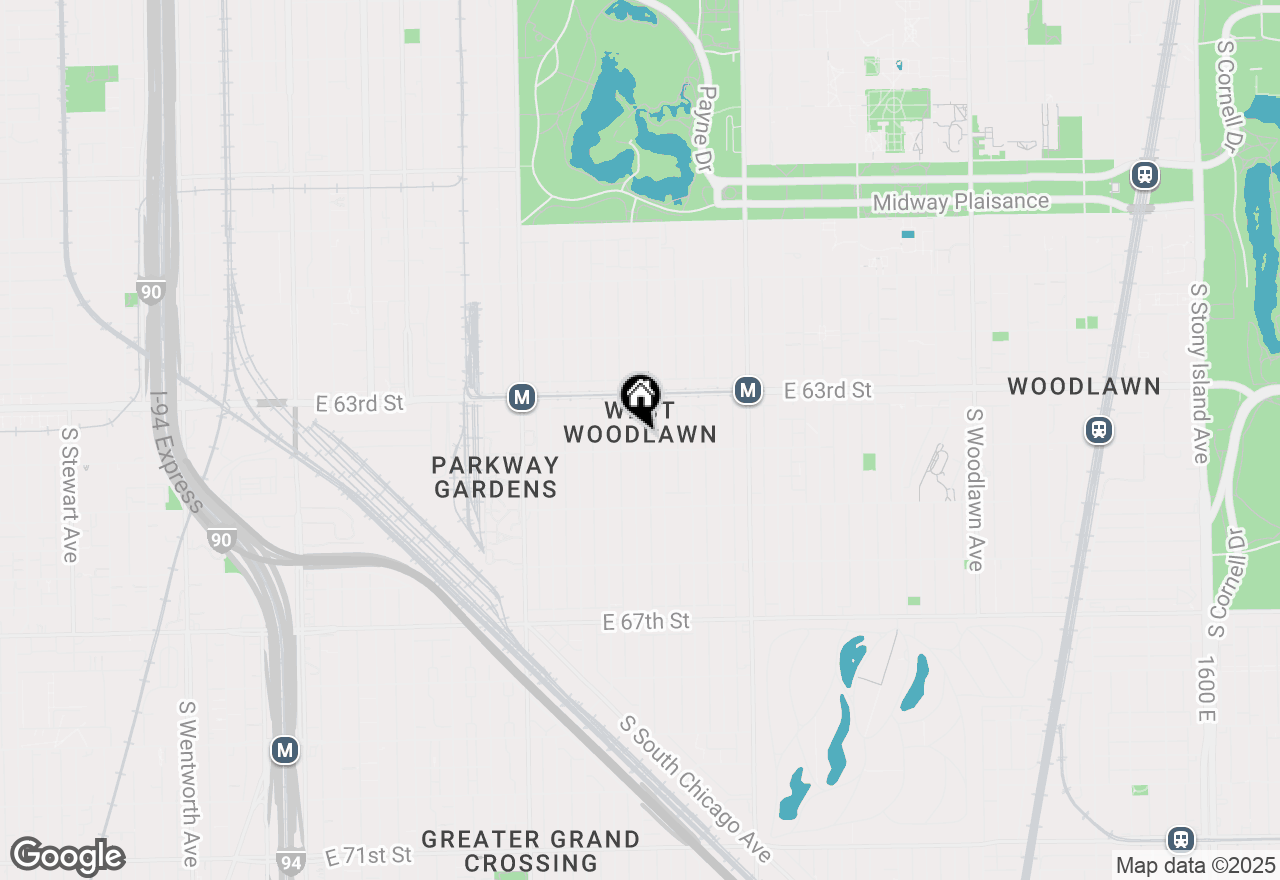 Map of 6349 S Saint Lawrence Avenue #1, Chicago, IL 60637