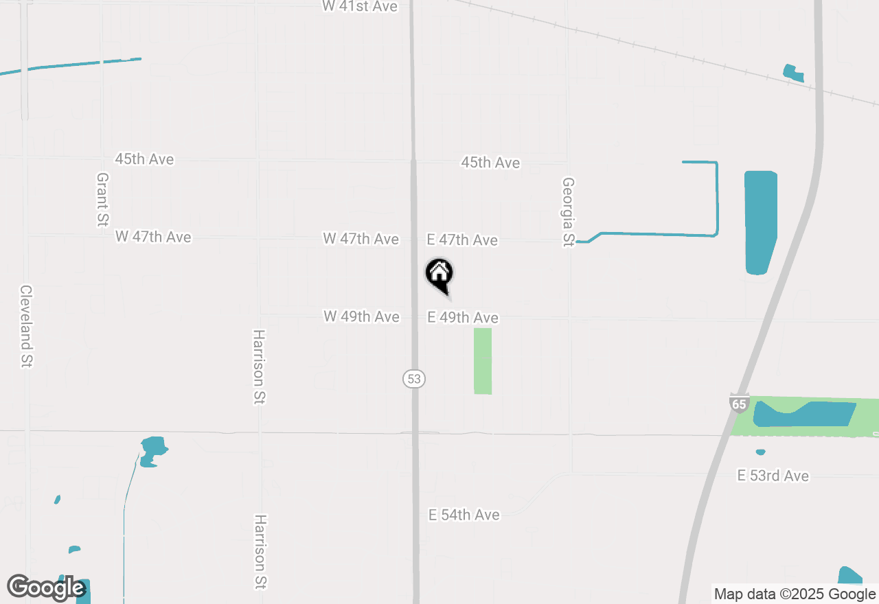 Map of 4855 Massachusetts Street, Gary, IN 46409