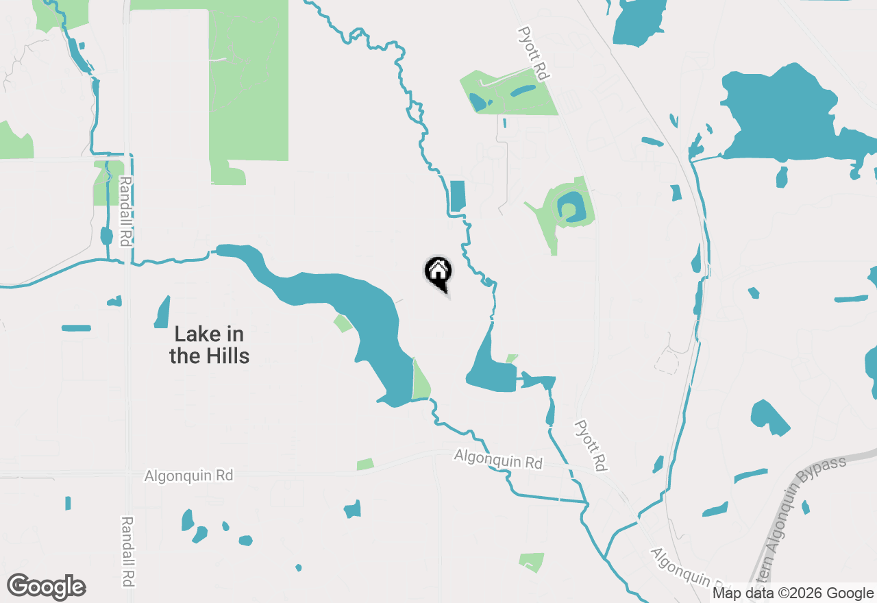 Map of 1010 Burr Street, Lake In The Hills, IL 60156