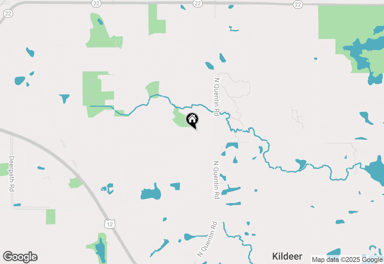 Map of 1145 Amherst Court, Lake Zurich, IL 60047