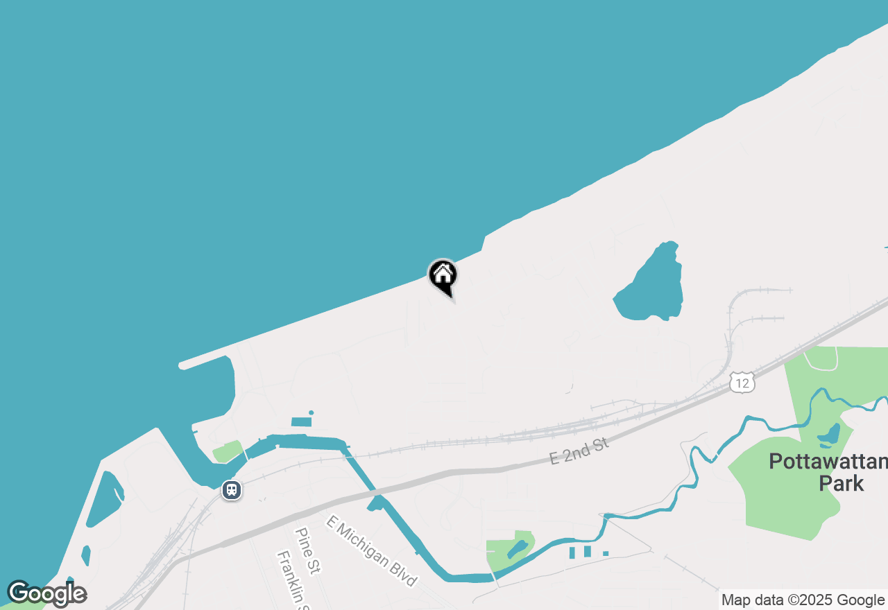 Map of 118 N Lake Avenue, Michigan City, IN 46360