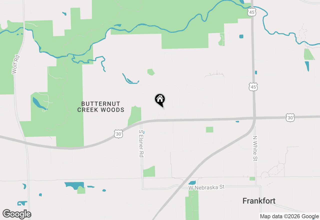 Map of 433 Hackberry Road, Frankfort, IL 60423