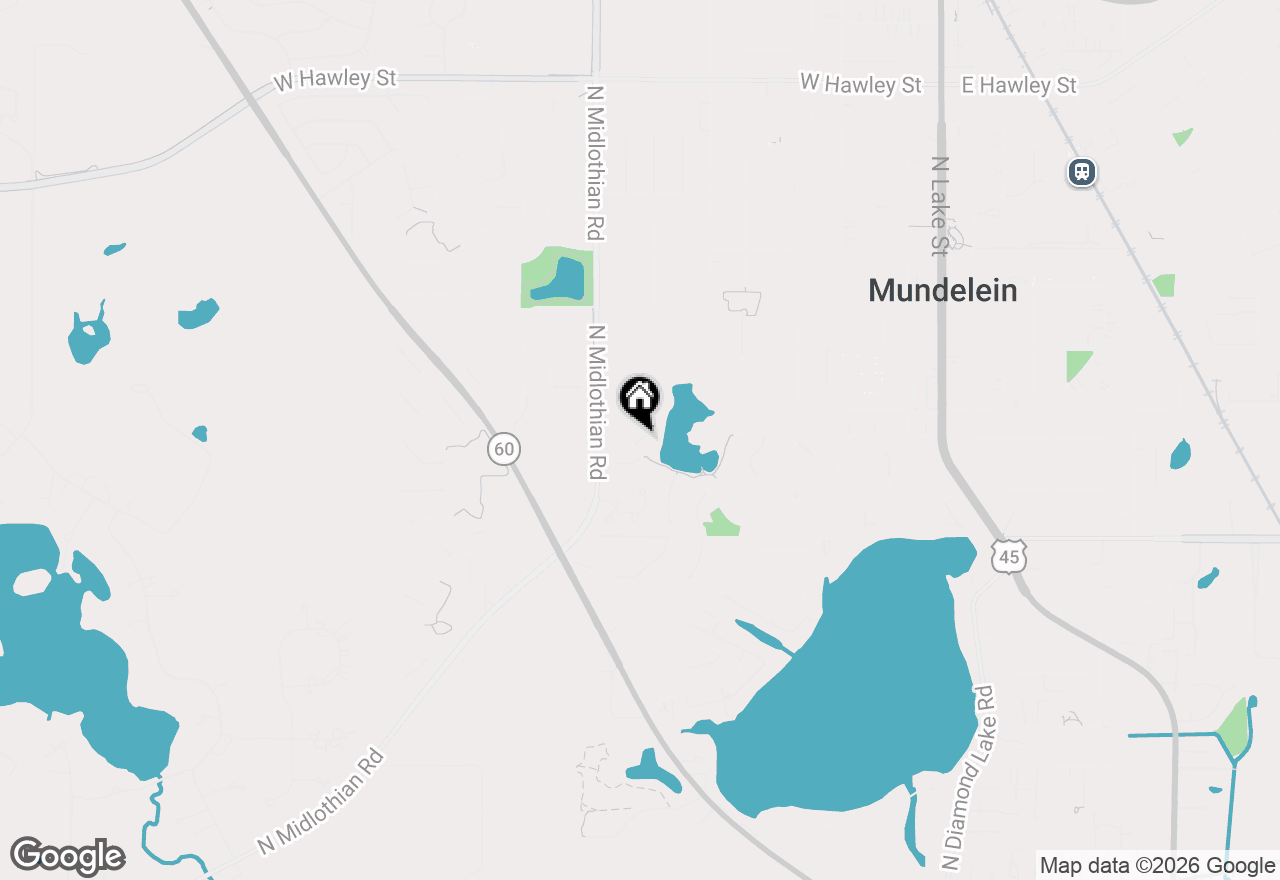 Map of 96 Alexandra Court, Mundelein, IL 60060