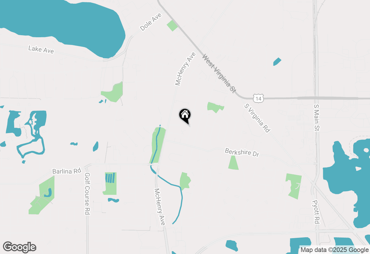 Map of 627 Chardonnay Lane, Crystal Lake, IL 60014