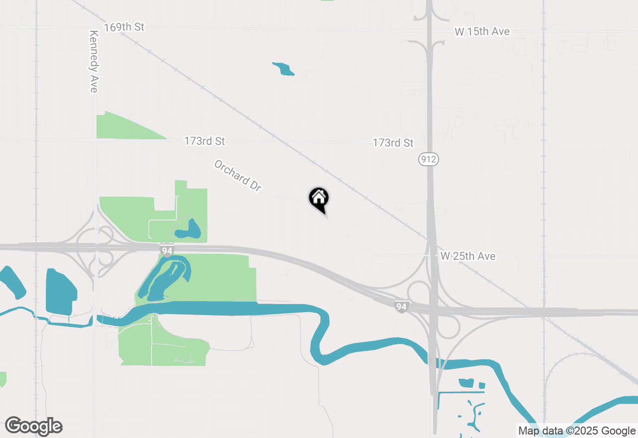 Map of 7531 Grand Avenue, Hammond, IN 46323