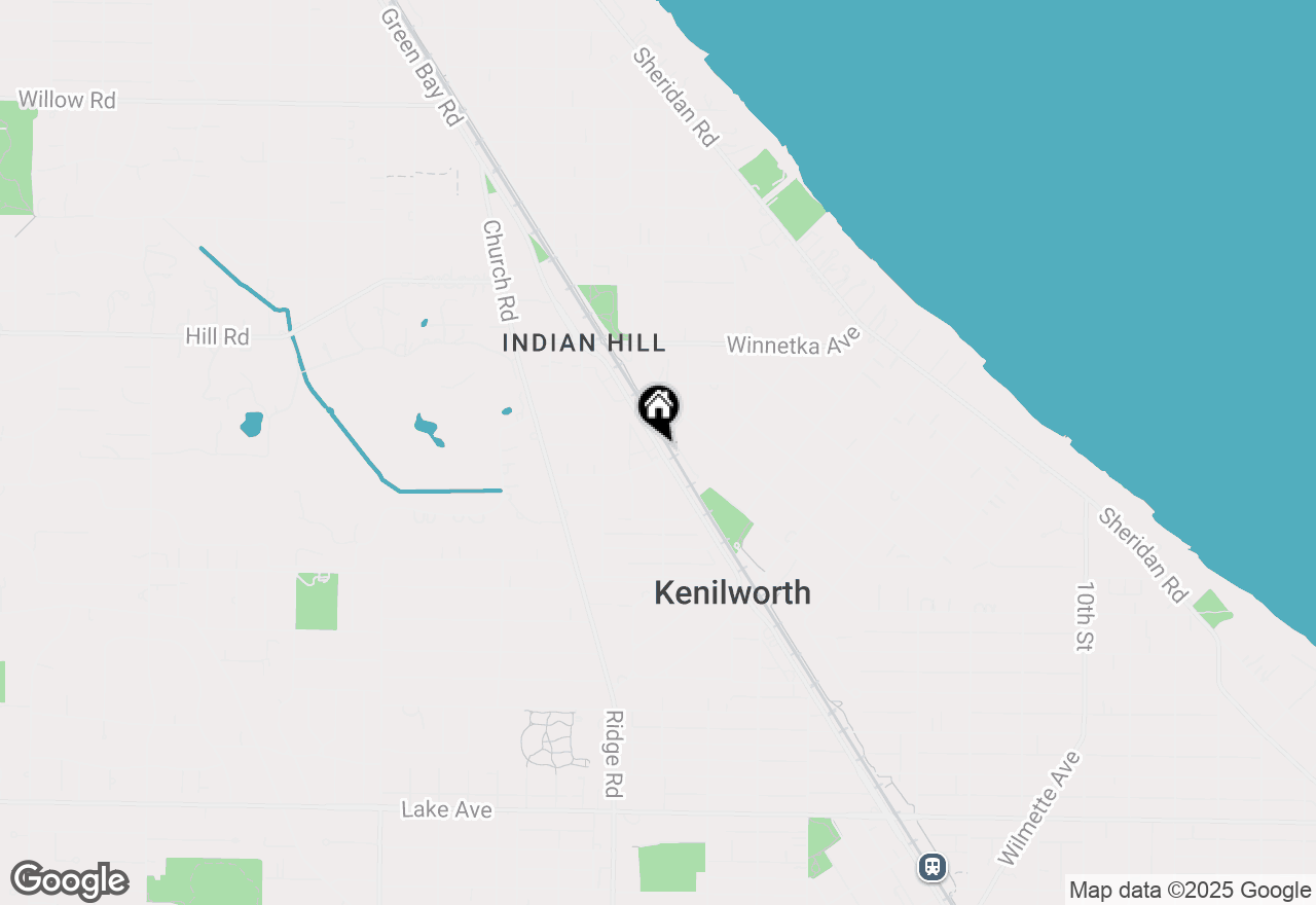 Map of 626 Green Bay Road #203, Kenilworth, IL 60043