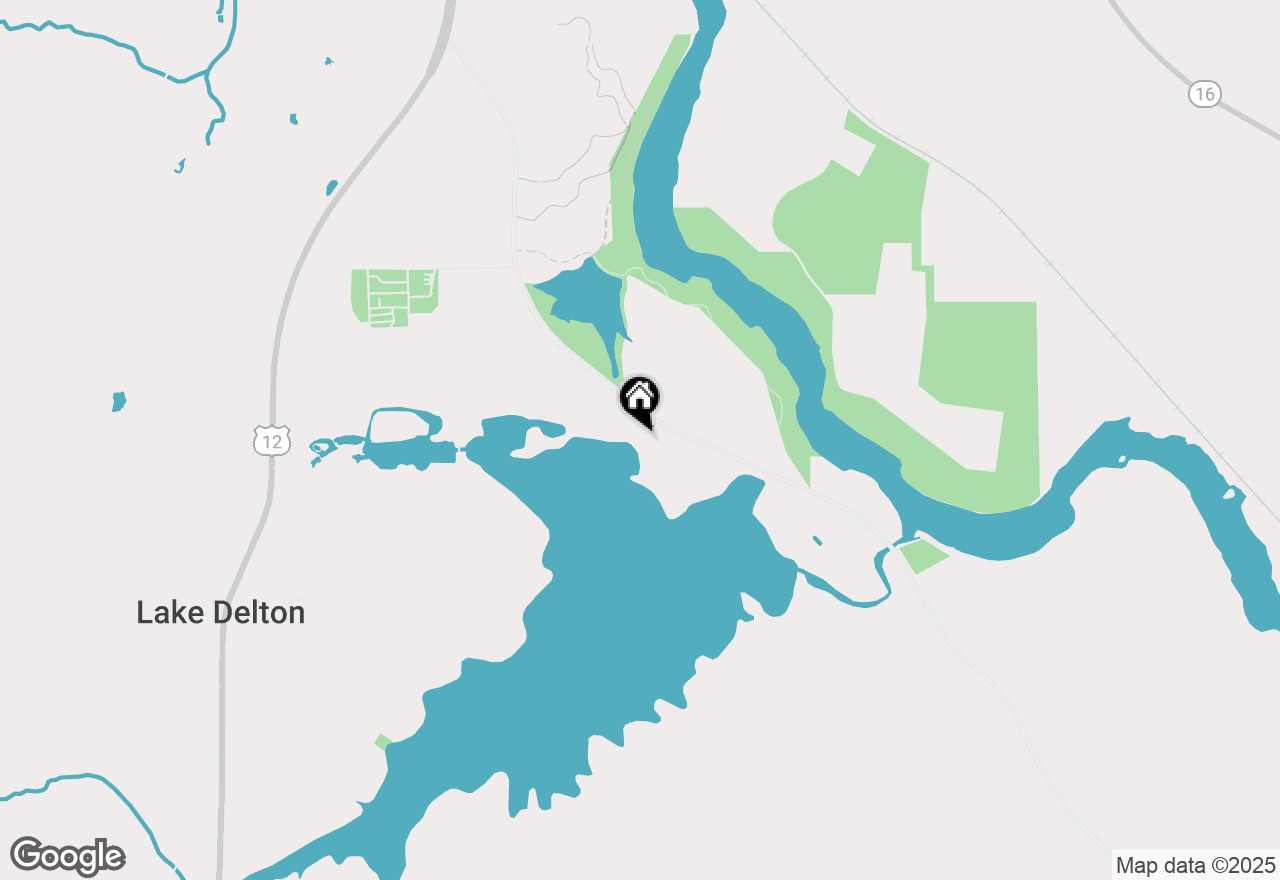 Map of 1340 E Hiawatha Drive, Wisconsin Dells, WI 53965