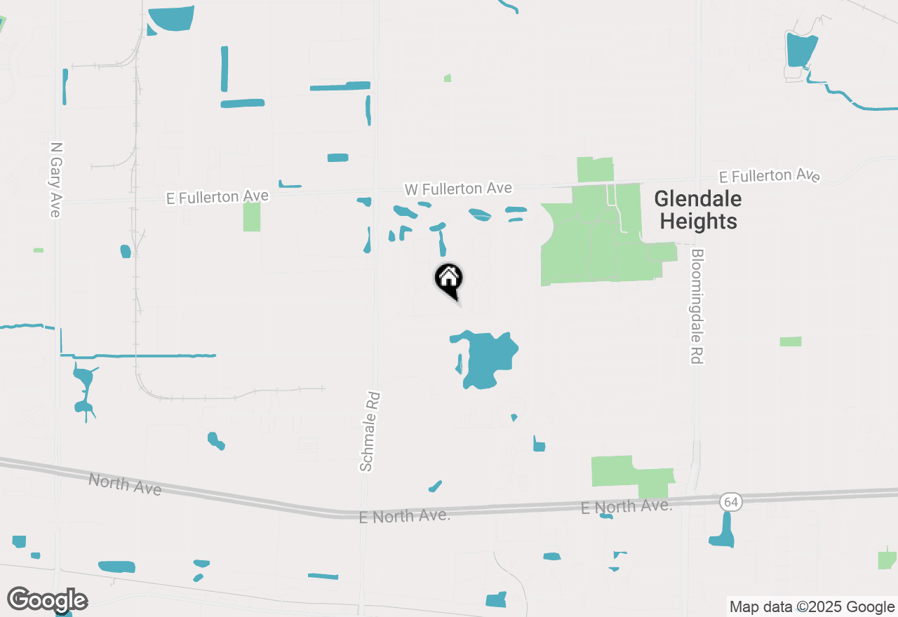 Map of 98 Golfview Drive, Glendale Heights, IL 60139