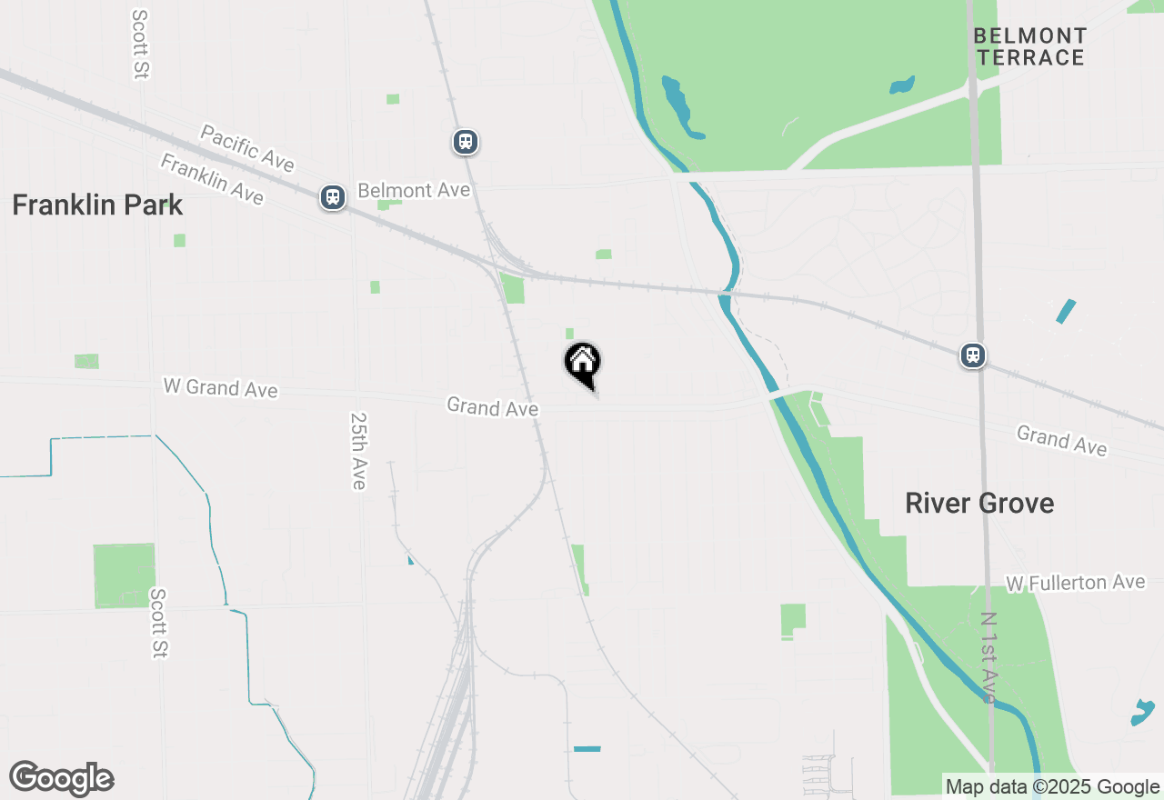 Map of 9146 Grand Avenue #1SE, Franklin Park, IL 60131