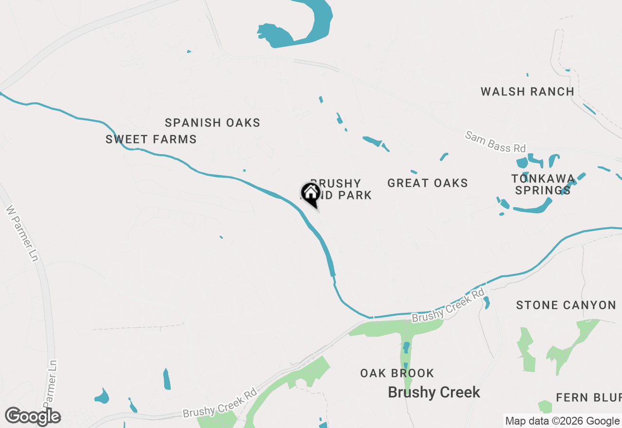 Map of 1804 Brushy Bend Dr, Round Rock, TX 78681