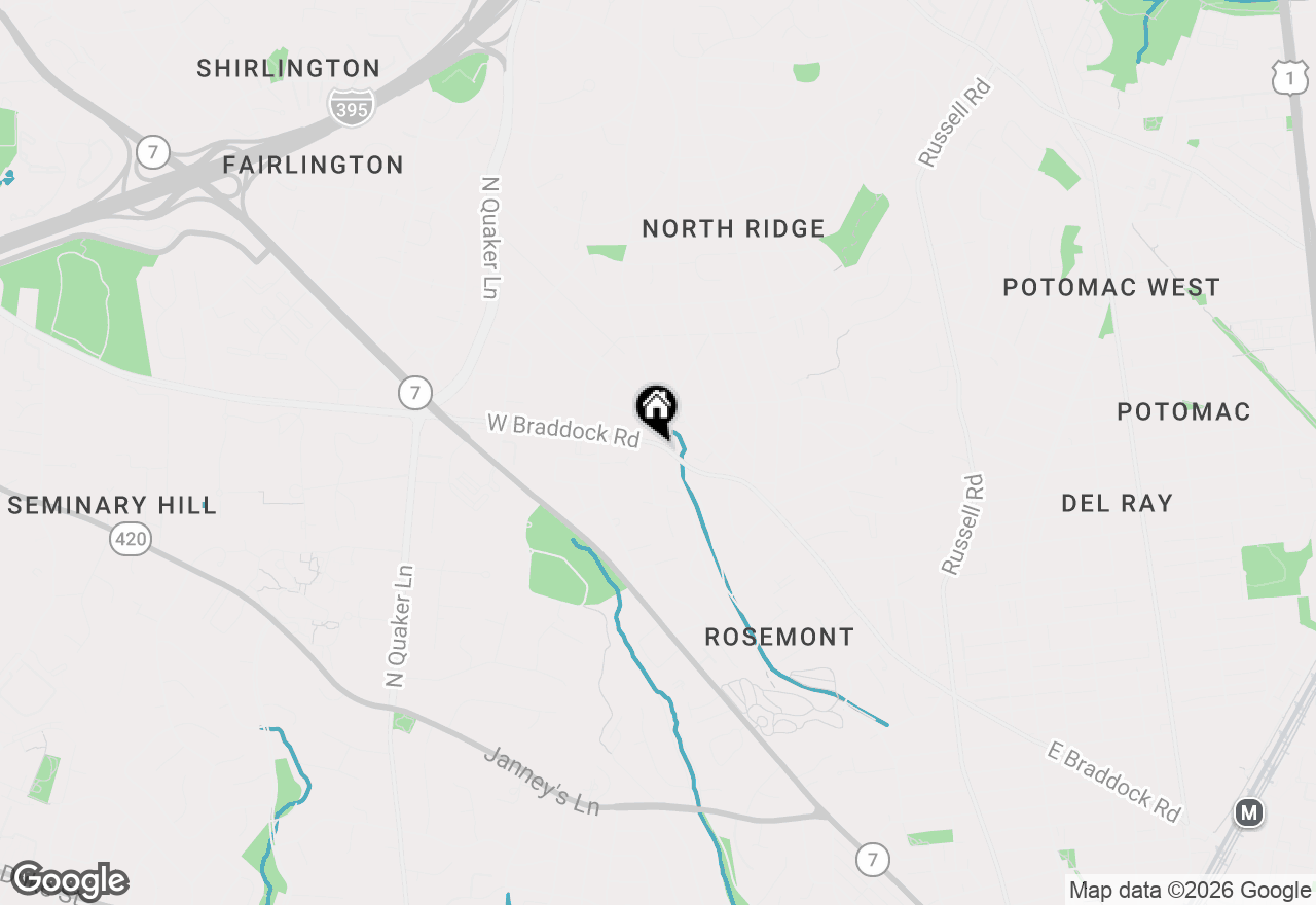 Map of 2317 Valley Drive, Alexandria, VA 22302