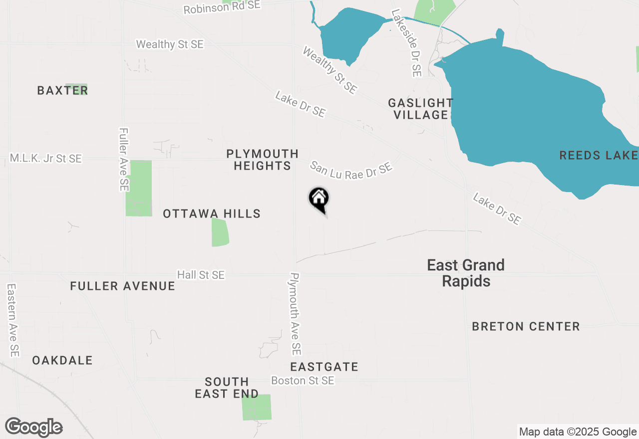 Map of 970 Santa Barbara Drive Se, East Grand Rapids, MI 49506